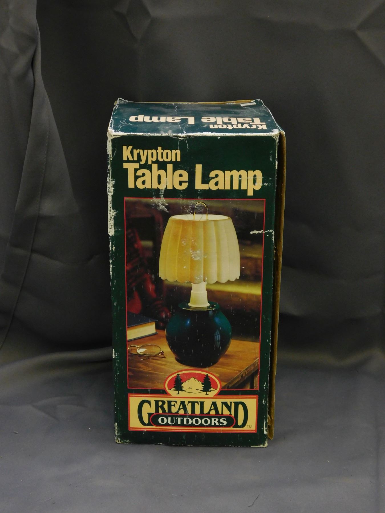 Vintage Krypton Table Lamp Greatland Outdoors Cabin Decor New in Box