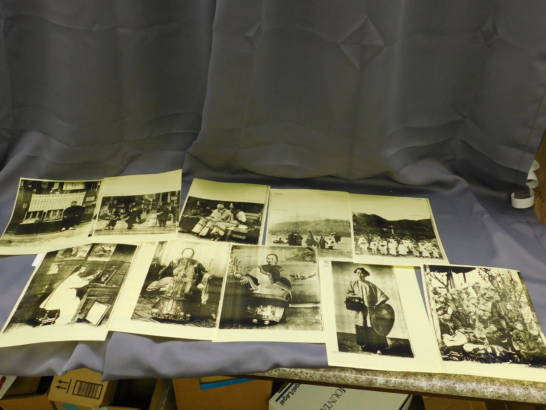 Overhead Projector Slides Photographs of Asian People Educational History Culture