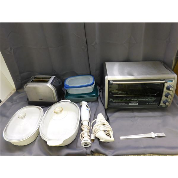 LARGE Kitchen Bundle Toaster Oven, Toaster, Electric Knife, Blender