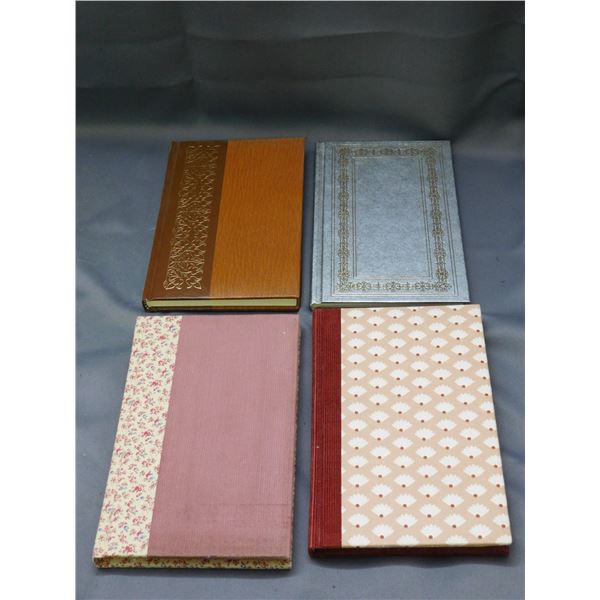 Lot of Vintage Journals, Notebooks circa 80s 90s *empty* Corduroy