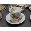 Image 5 : Large Bundle of Paragon Tea Cups, Saucers, Cream Sugar Fine Bone China England