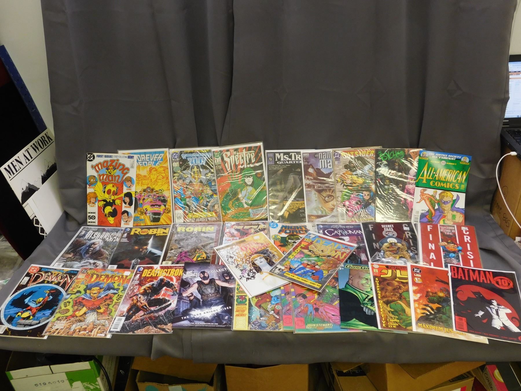 Lot of 30 DC #1 Comic Books The Psycho, Outsiders, The Spectre, Cat ...