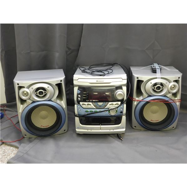 Pioneer Stereo CD Cassette Deck Receiver XRA670 3pcs Set