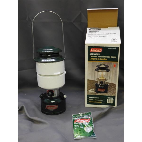 Coleman Gas Lantern Green Two Mantles 288