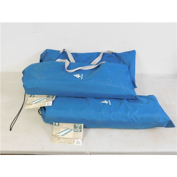Lot of 3 Blue Woods Low Profile Camp Cot