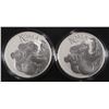 Image 1 : (2) 1 OZ .999 SILVER AUS KOALA ROUNDS