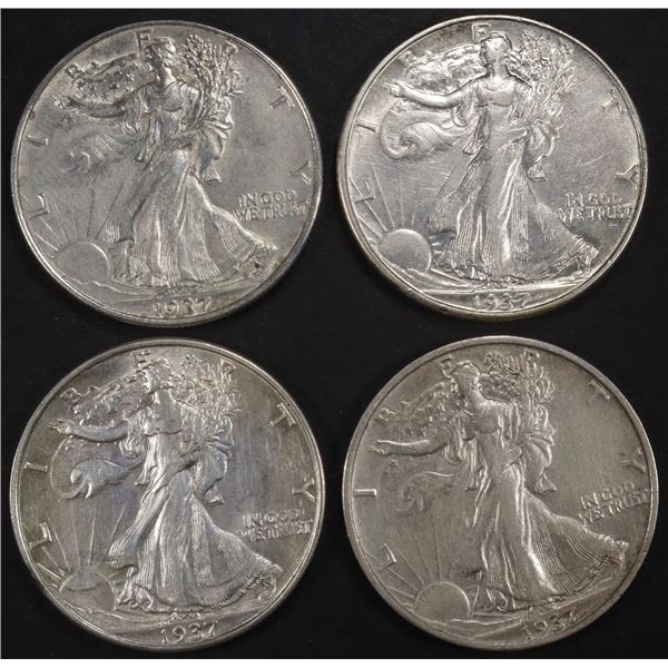 COLLECTORS LOT WALKING LIBERTY HALF DOLLARS
