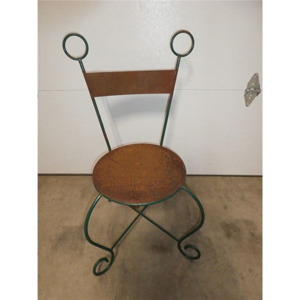 Antique Metal Bistro Chair