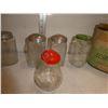Image 2 : Assortment of Antique Glass Jar, Salt and Pepper