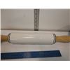 Image 3 : Vintage Ceramic Dough Roller and Stone Serving Dih
