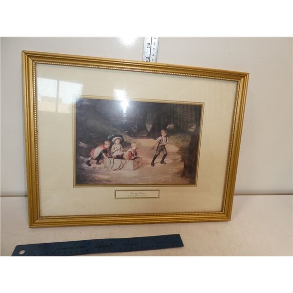 Framed Print  "Country Games"