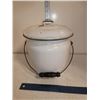 Image 1 : Vintage Enamel Lidded Stock Pot