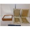 Image 1 : Vintage Jewelry Box and 4 Picture Frames