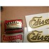 Image 2 : Box of Antique Easy-outs in Wooden Box, 2 small b
