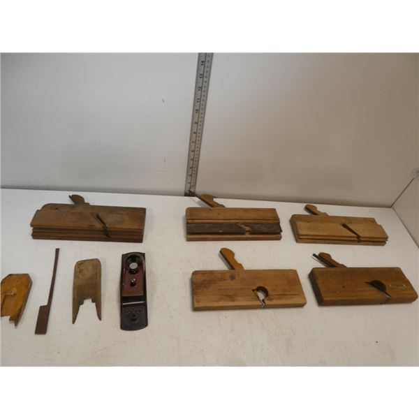 Assortment of  Antique Planes and Parts