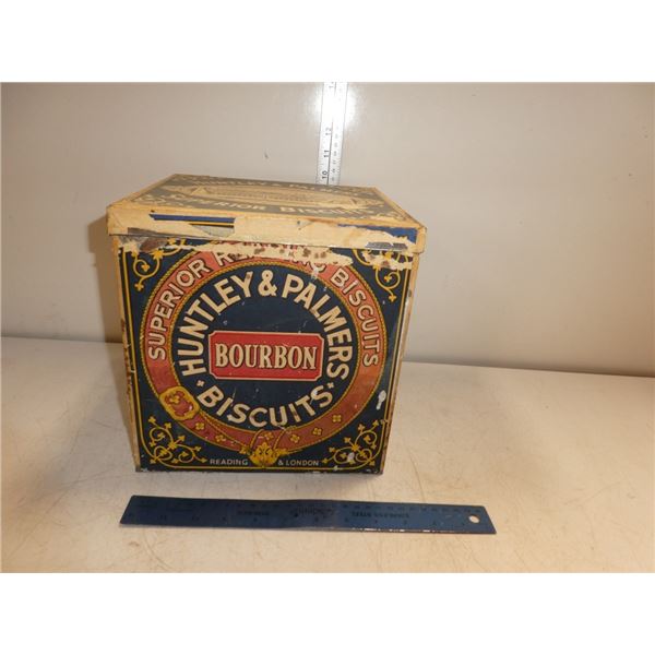 Large Antique Huntley & Palmers Biscuits Tin