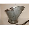 Image 2 : Antique Galvanized  Coal Bucket with Scoop