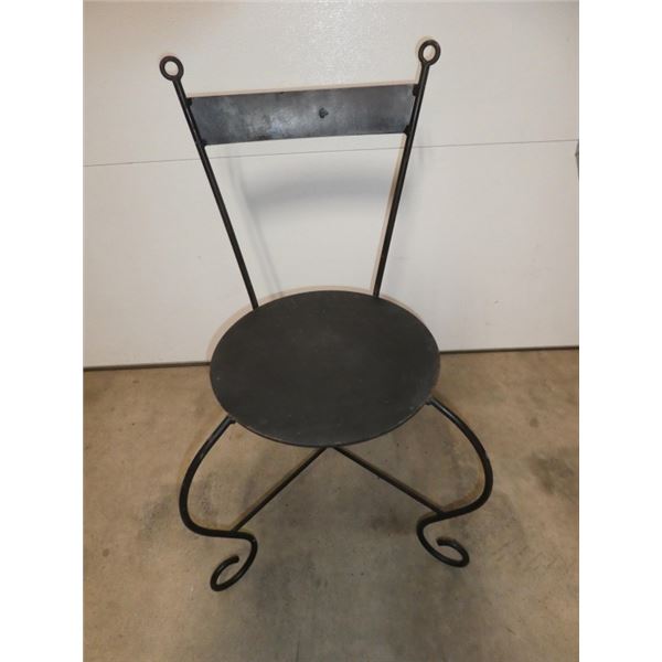 Antique Metal Bistro Chair