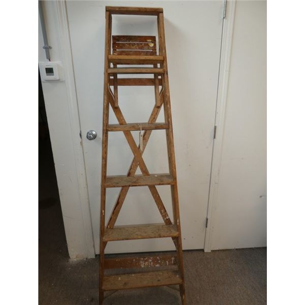 Antique Wooden Ladder