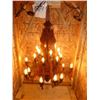 Image 4 : Handmade Ornate Wooden Chandelier