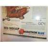 Image 3 : Framed Advertising Page of Red Indian Gasoline