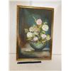 Image 1 : Original, Signed, Framed Planter with Flower