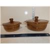 Image 2 : Set of 2 Medalta Matching Lidded Casseroles