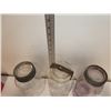 Image 5 : 3 Lidded Glass Jars