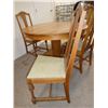 Image 8 : Antique Dining Room Table with 4 Chairs