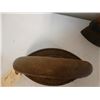 Image 3 : 3 Wood Handles Sad  Irons