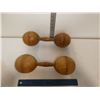 Image 1 : Antique Set of 2 Wooden Weights