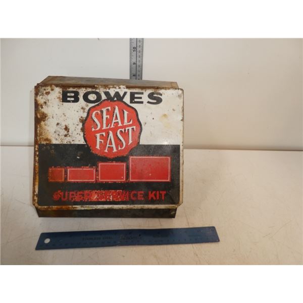 Rare Antique  "Bowes" Seal Fast Super Service Kit-