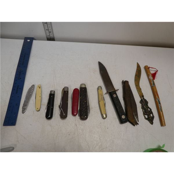 Assortment of Vintage Pocket Knives