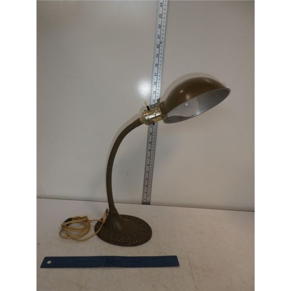 Antique Metal Desk Lamp