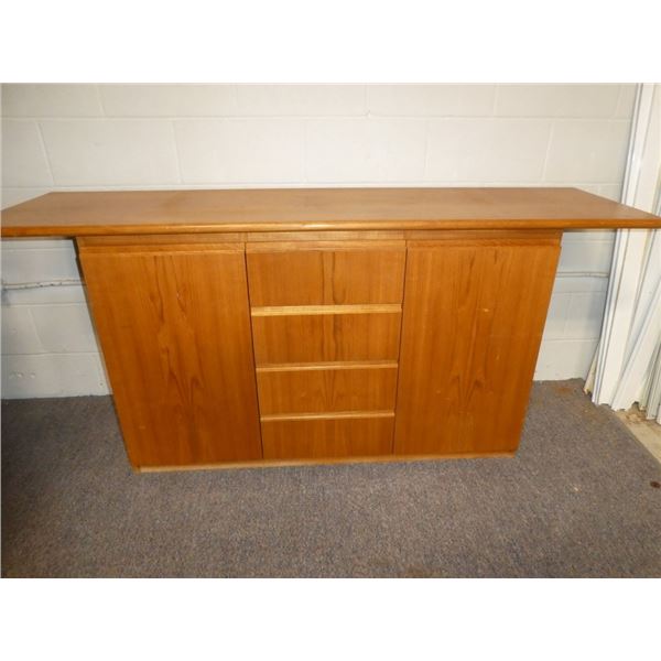 Mid Century Modern Cupboard with Drawers