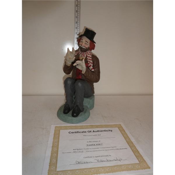 Red Skelton's Limited Edition Clown Statue