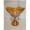 Image 3 : Vintage Footed Compote   Iridescent Indiana