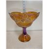 Image 1 : Vintage Footed Compote   Iridescent Indiana