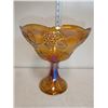 Image 3 : Vintage Footed Compote   Iridescent Indiana