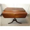 Image 1 : Antique Dining Room Table with Brass Foot