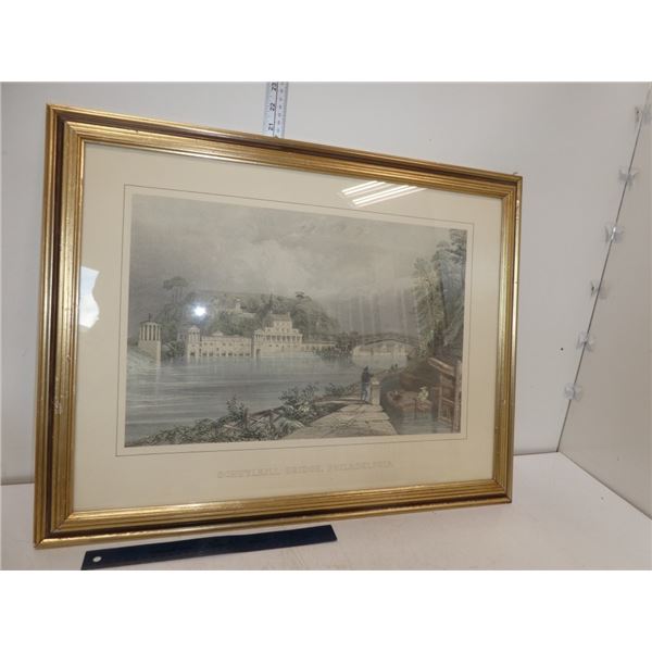 Framed Print of Schuylkill Bridge