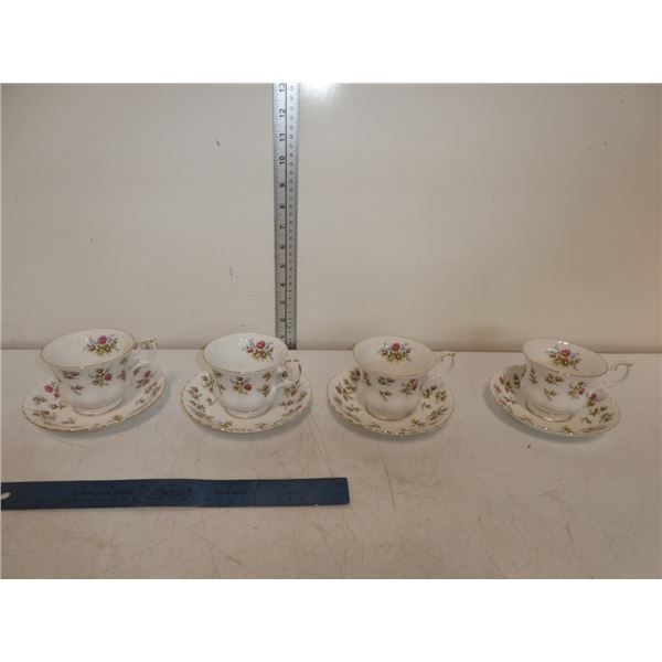 4 Cup and Saucer  Winsome  Royal Albert