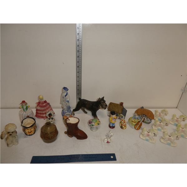 Assortment of Ceramic Figurines