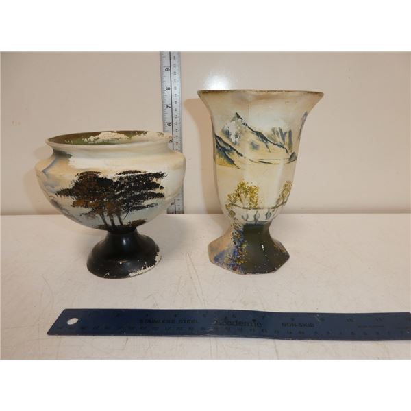 2 Antique Vases Made in England