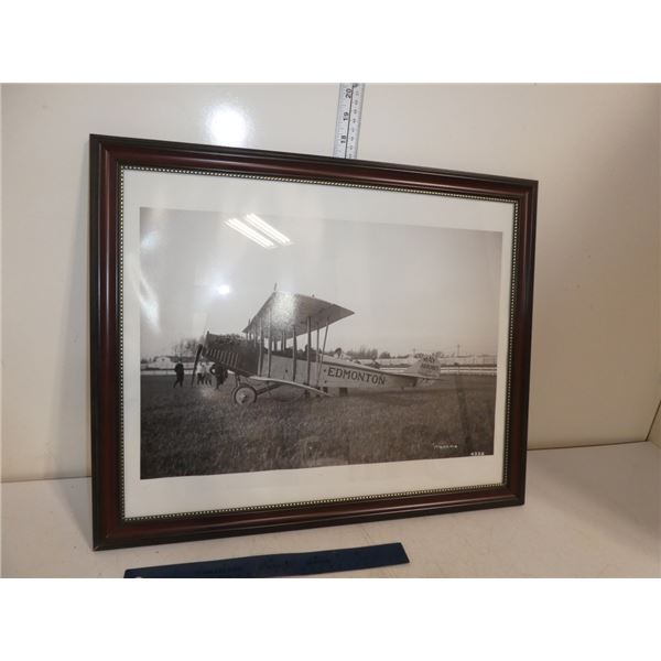 Framed Photograph of Edmonton May Airplanes