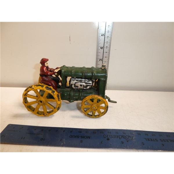 Antique Cast Iron Model Tractor