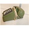 Image 3 : Vintage Green Push Button Telephone
