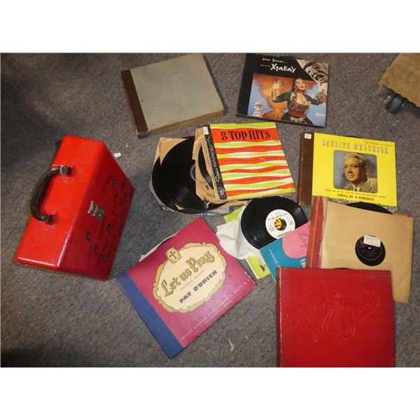 Assortment of Antique Records