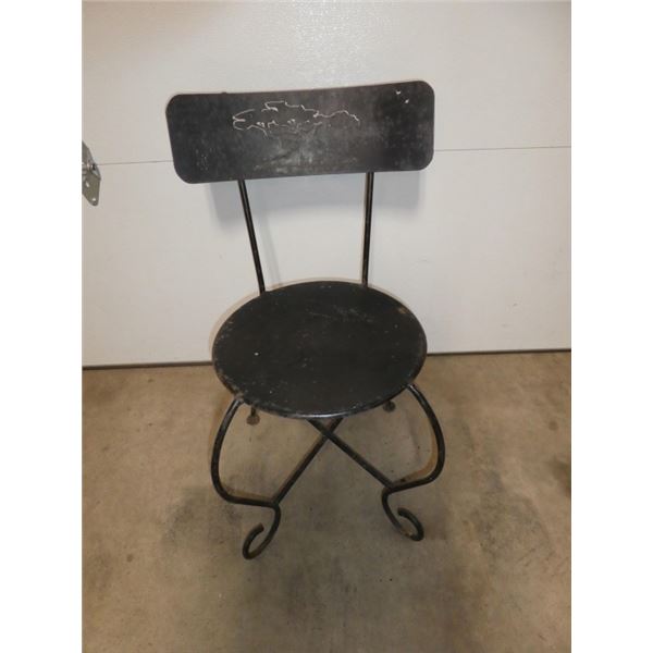 Antique Metal Bistro Chair