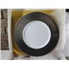 Image 2 : Qty 2 Boxes (5 plates each - 10 total) Bernardaud Dune Porcelaine Plates Made in France 12" dia